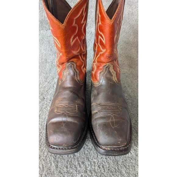 Ariat Men\'s WORKHOG Wide Square Steel Toe Work Boot Size 10EE F2413-18 main image 12